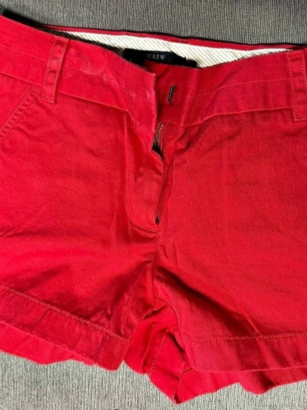 J.Crew Chino Shorts Red